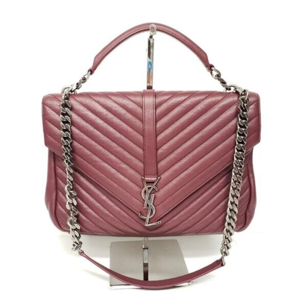 Yves Saint Laurent Large Matelasse Shoulder Bag 670-091225 - Picture 1 of 16